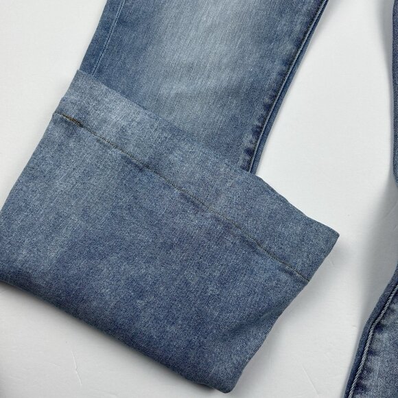 Driftwood Jeans Womens  Sz. 30x34 (30x30.5) Blue Farrah Flare Boho Bell Bottoms - Picture 8 of 16